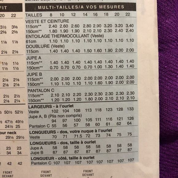 Butterick 4295 pattern womens workwear separates sz 8 10 12 - Picture 7 of 8